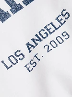 Anniversary Logo Cotton Crewneck Sweatshirt