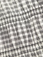 Martine Gingham Cotton-Blend Blouse