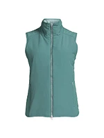 Saige Quilted-Side Zip-Up Vest