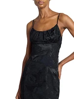 Dirios Floral Jacquard Maxi Dress