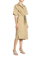 Delicky Wrap Shirtdress