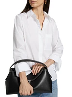 Boyfriend Cotton Patch Pocket Shirt