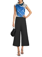 Sorairo Printed Cotton Poplin Top