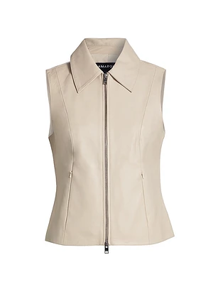 Charlie Leather Vest