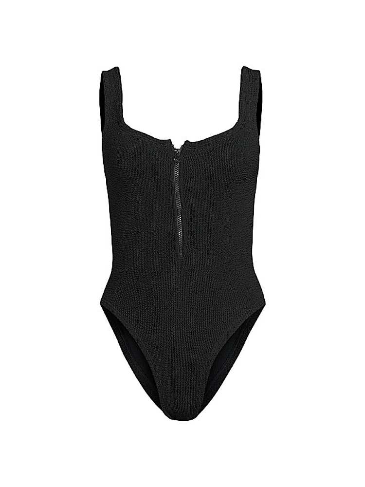 Dallas Plunge Back One-Piece Swimsuit