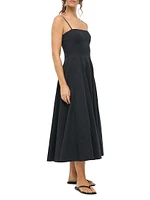 Wylie Cotton A-Line Midi-Dress