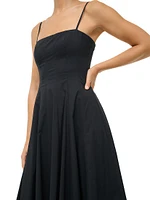 Wylie Cotton A-Line Midi-Dress