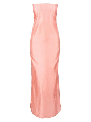 Tullio Silk Strapless Gown