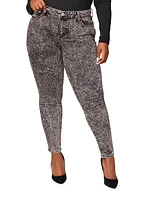 Plus Luciana Mid-Rise Ankle-Length Skinny Jeans