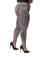 Plus Luciana Mid-Rise Ankle-Length Skinny Jeans