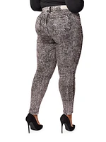 Plus Luciana Mid-Rise Ankle-Length Skinny Jeans