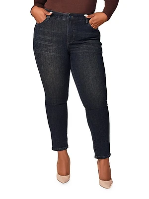 Plus Jasmine High-Rise Ankle-Length Skinny Jeans
