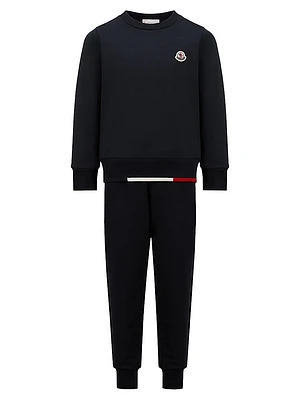 Little Boy's & Sweatsuit Set Cotton