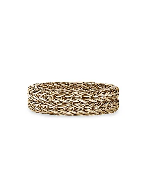 Icon Rata Chain 14K Yellow Gold Band Ring
