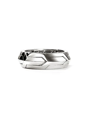 Icon 50 Sterling Silver Band Ring