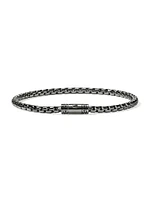 Sterling Silver Box Chain Bracelet/3.7MM
