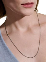 Sterling Silver Curb-Chain Necklace/2.1MM