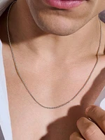 Sterling Silver Box-Chain Necklace/1.6MM