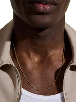 14K Yellow Gold Curb Chain Necklace/2.1MM