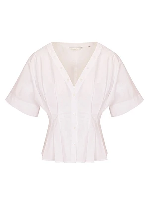 Priya Cotton Poplin Top