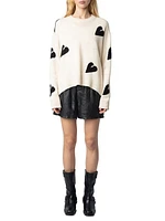 Markus Rhinestone Hearts Sweater