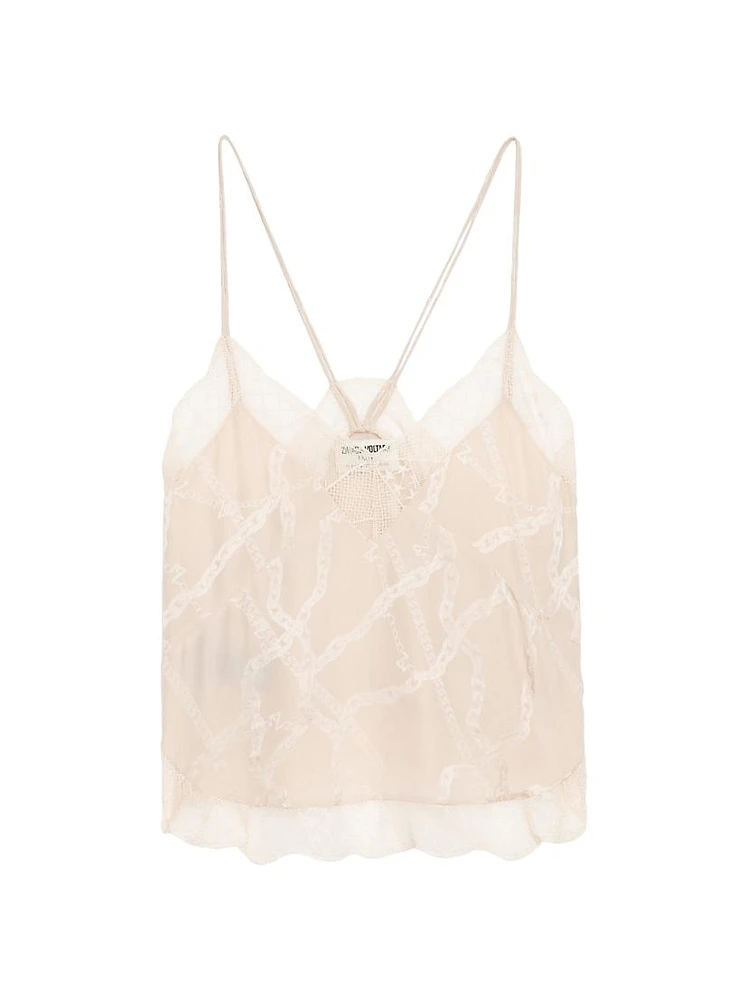 Cabri Jac Chaines Silk Camisole