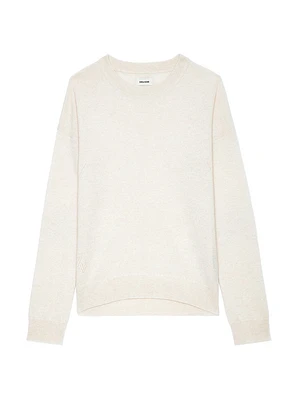 Cici Cashmere Star Patch Sweater
