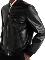 Nappa Leather Bomber Jacket