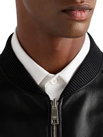Nappa Leather Bomber Jacket
