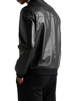 Nappa Leather Bomber Jacket