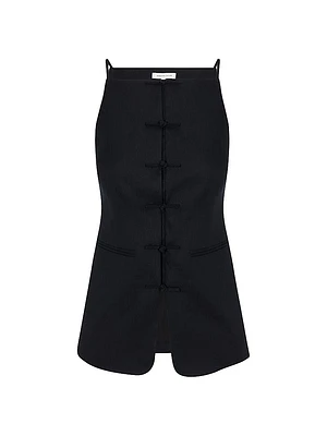 Beatrice Sleeveless Stretch Linen-Blend Top
