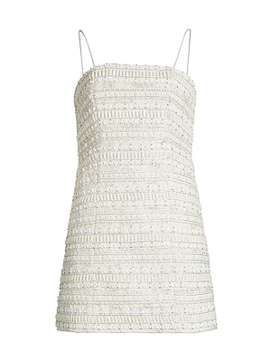 Violet Embellished Mini Dress
