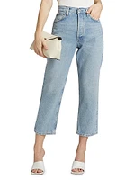 90s Mid-Rise Straight-Leg Crop Jeans