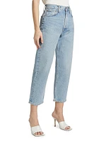 90s Mid-Rise Straight-Leg Crop Jeans