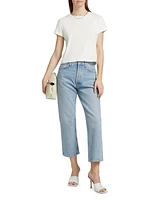 90s Mid-Rise Straight-Leg Crop Jeans