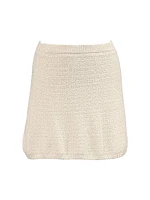 Alai Bouclé Knit Miniskirt