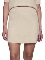 Alai Bouclé Knit Miniskirt