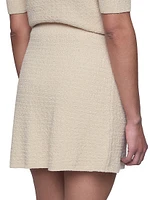 Alai Bouclé Knit Miniskirt