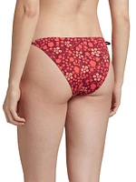 Maria Abstract Print Side-Tie Bikini Bottom