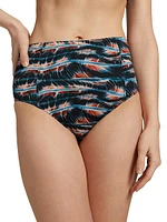 Zahara Tie-Dye High-Waisted Bikini Bottom