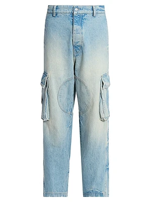 Physical Education Denim Track Logo Cargo Pants