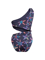 Disco Stars Printed One-Piece Swimsuit