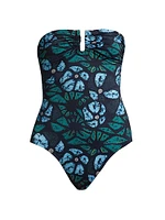 Monterey Maillot Abstract Sweetheart One-Piece Swimsuit