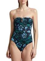 Monterey Maillot Abstract Sweetheart One-Piece Swimsuit
