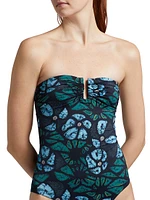 Monterey Maillot Abstract Sweetheart One-Piece Swimsuit