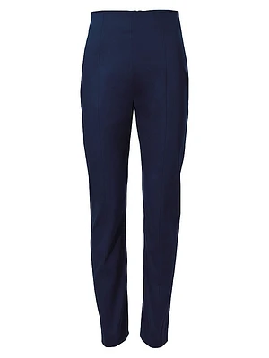 Slim-Straight Mid-Rise Pants