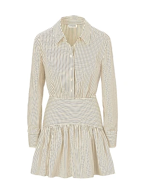 Rocco Stripe Mini Shirtdress
