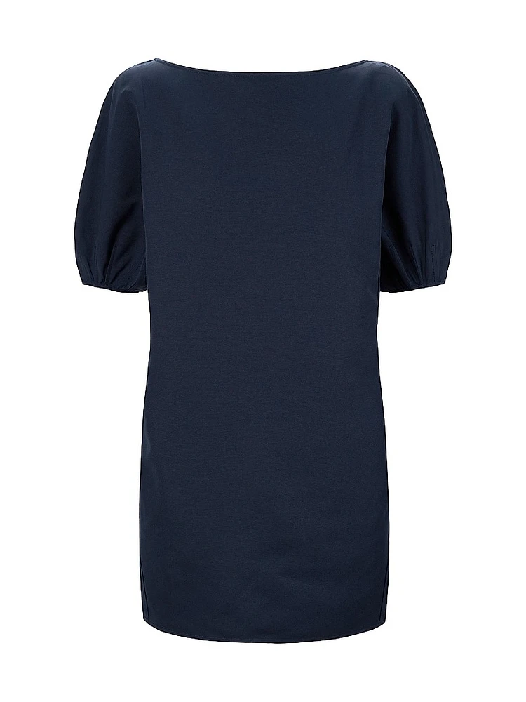 Didi Puff-Sleeve Shift Minidress