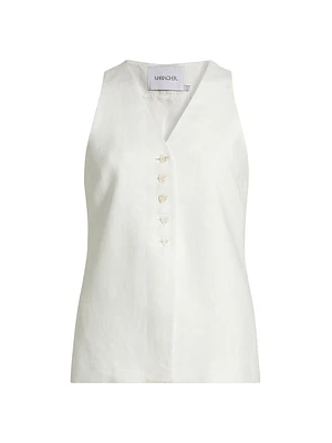 Olavarria Ruby Button-Front Vest