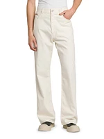 Lightweight Denim Wide-Leg Trousers